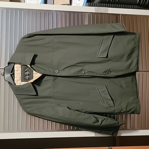 Nicole Miller Men's L Olive Green Jacket! Like New! - Picture 1 of 11
